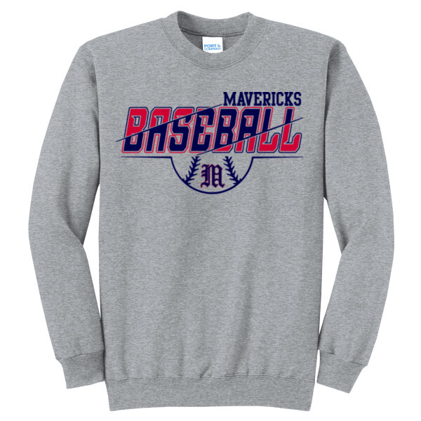 Mavericks Baseball - Core Fleece Crewneck Sweatshirt Thumbnail